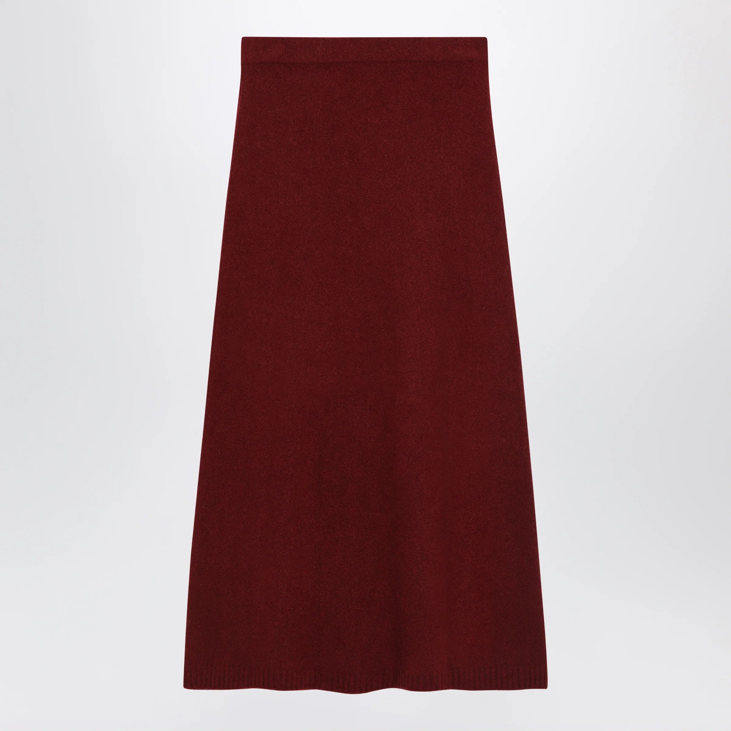 Max Mara Raspberry skirt in stretch cashmere knit