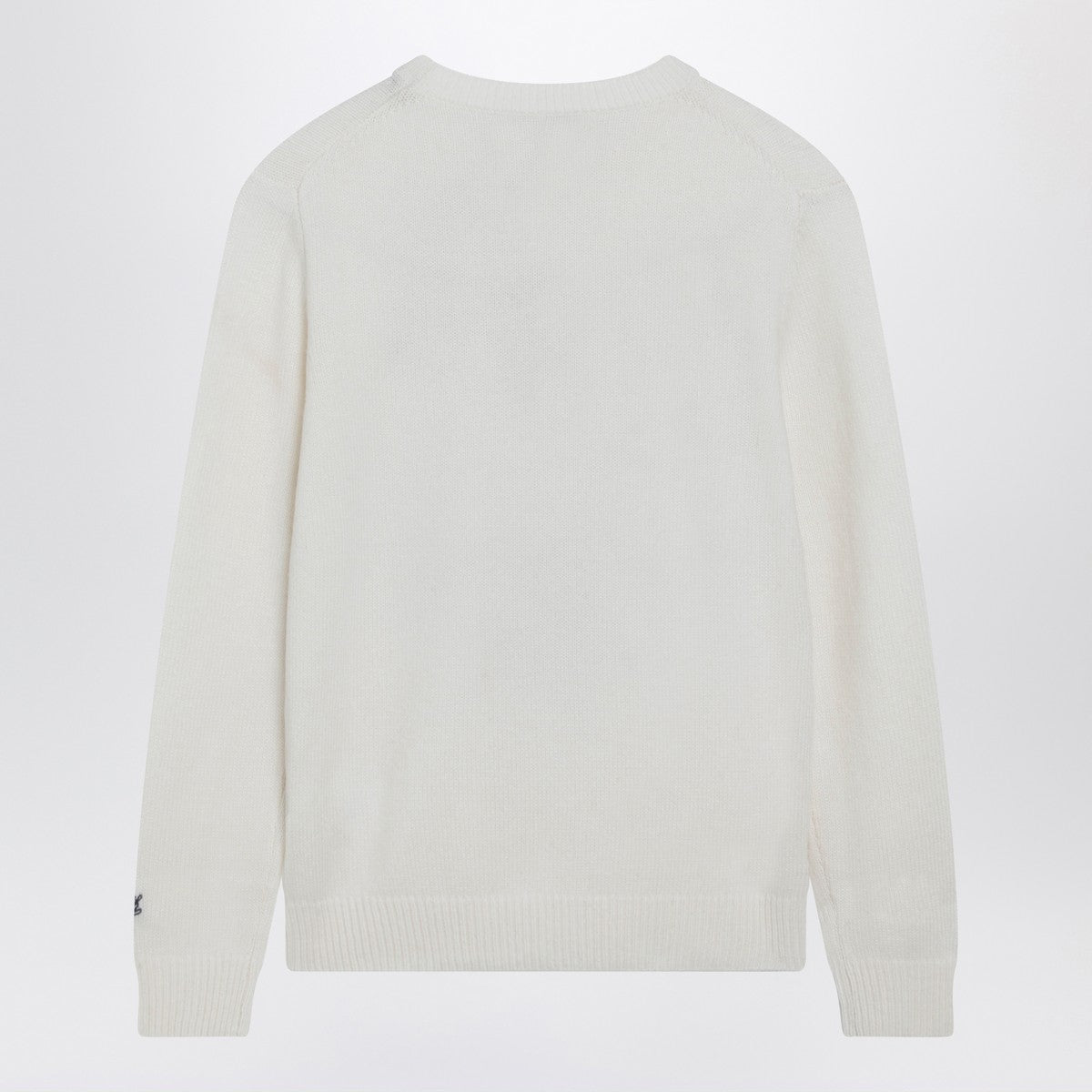 MC2 Saint Barth MC2 Saint Barth White wool-blend sweater with Cortina embroidery