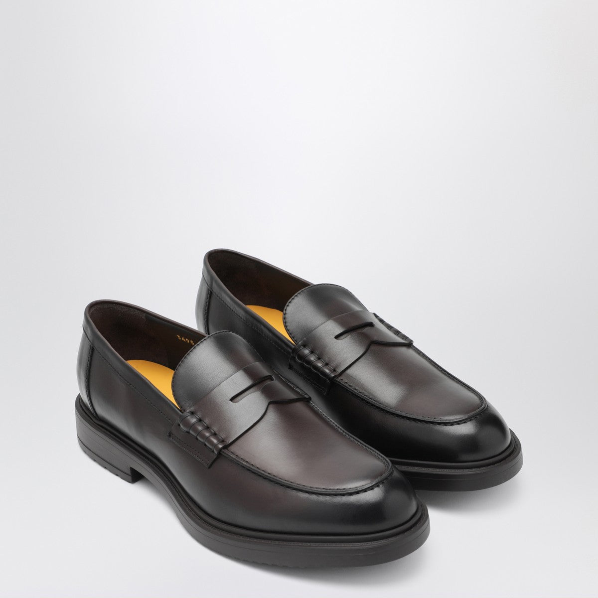 Doucal''s Doucal''s Dark brown penny loafer