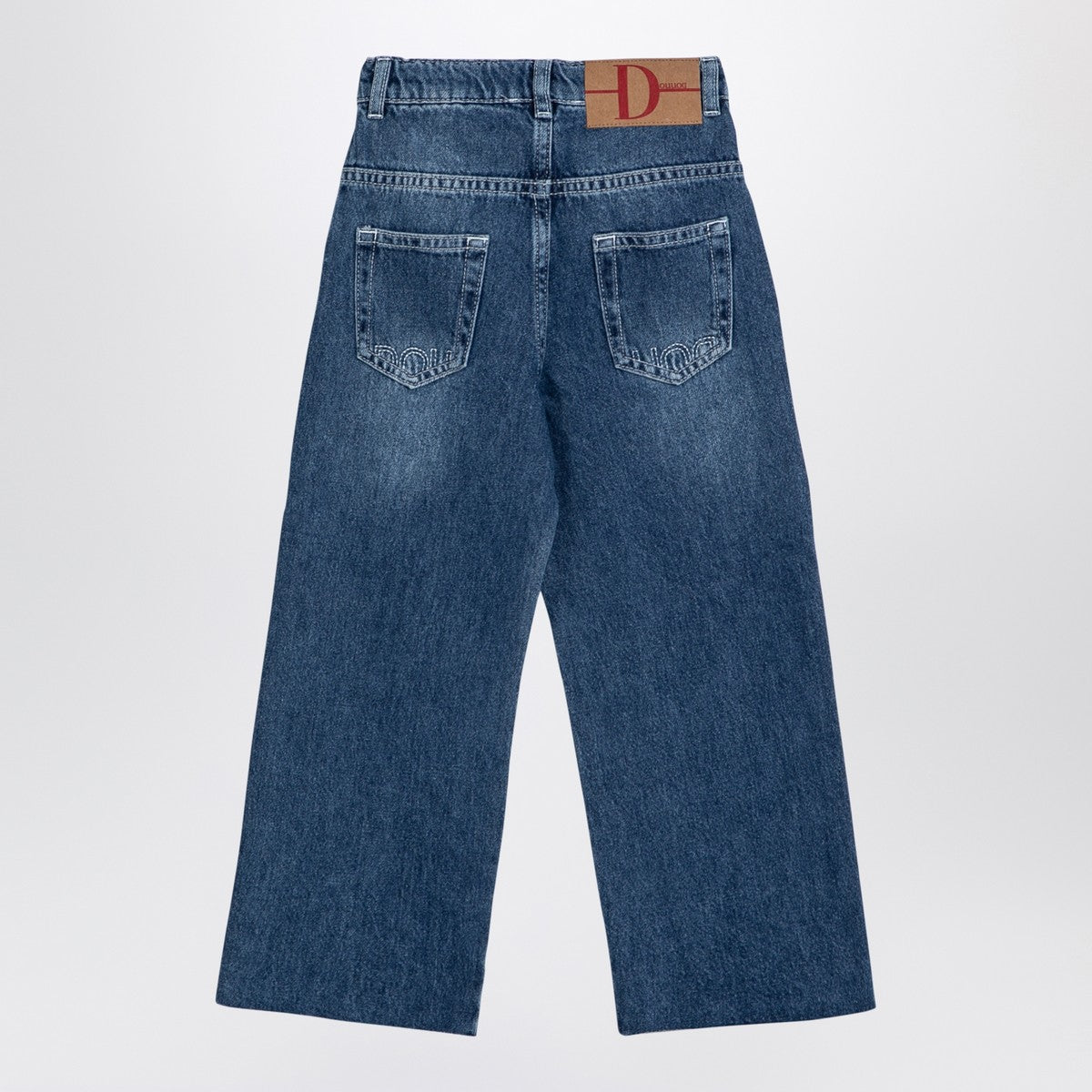Douuod Douuod Blue washed denim jeans