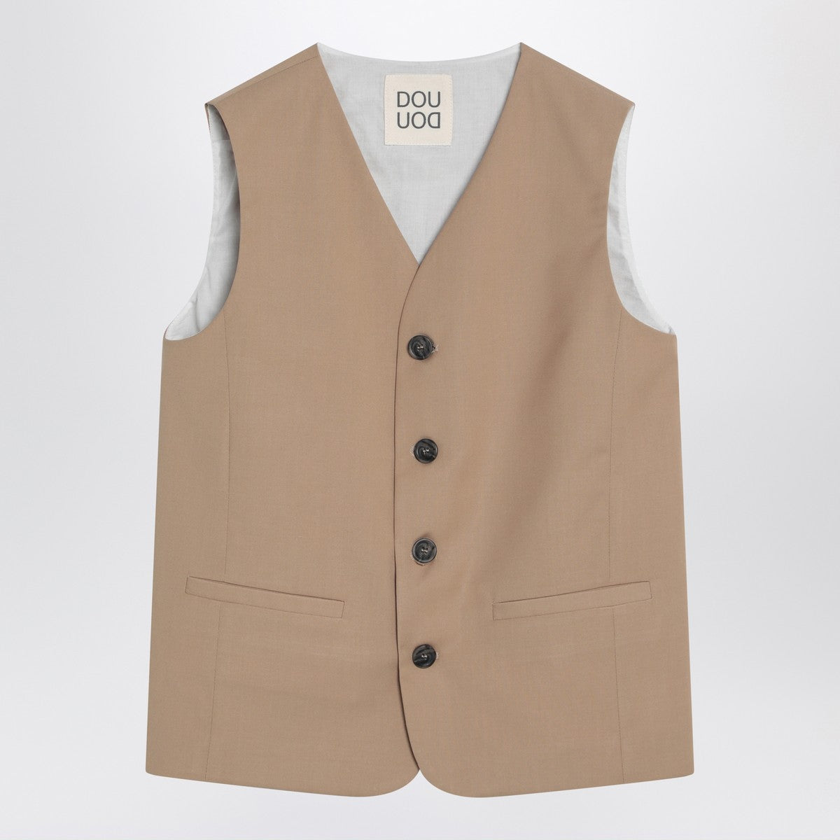 Douuod Douuod Vest Cubo brown
