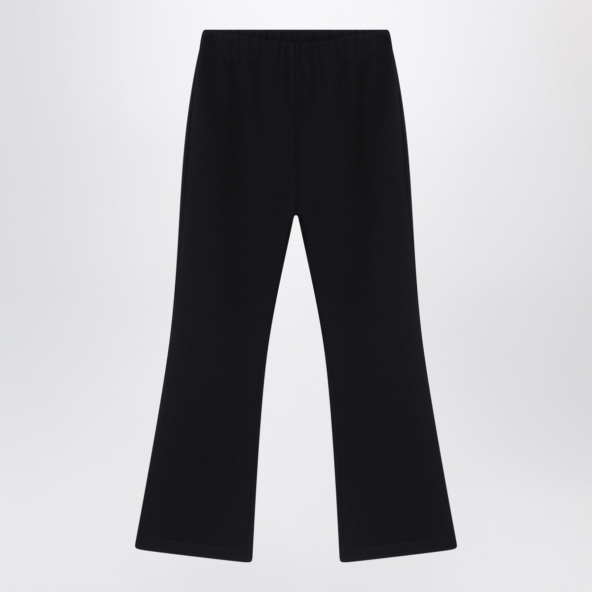 Douuod Douuod Black trousers with logo patch