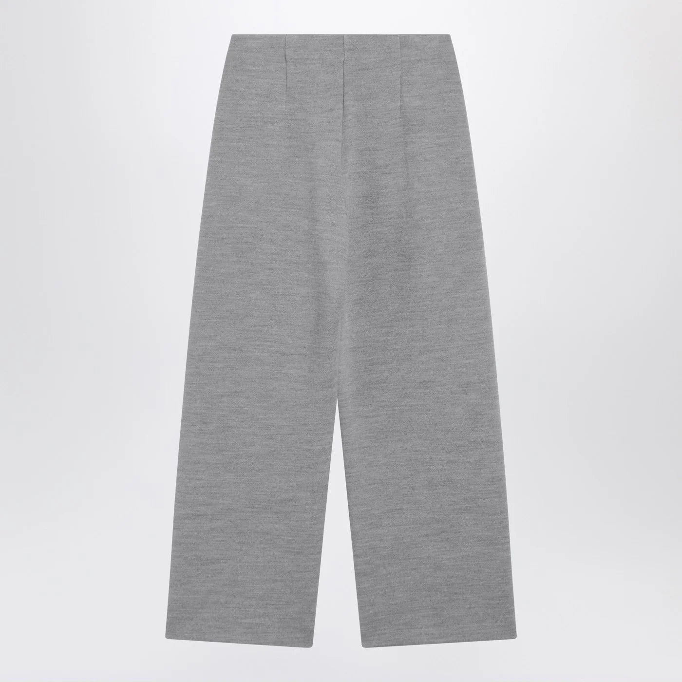 Max Mara Max Mara Grey wool-cotton blend trousers