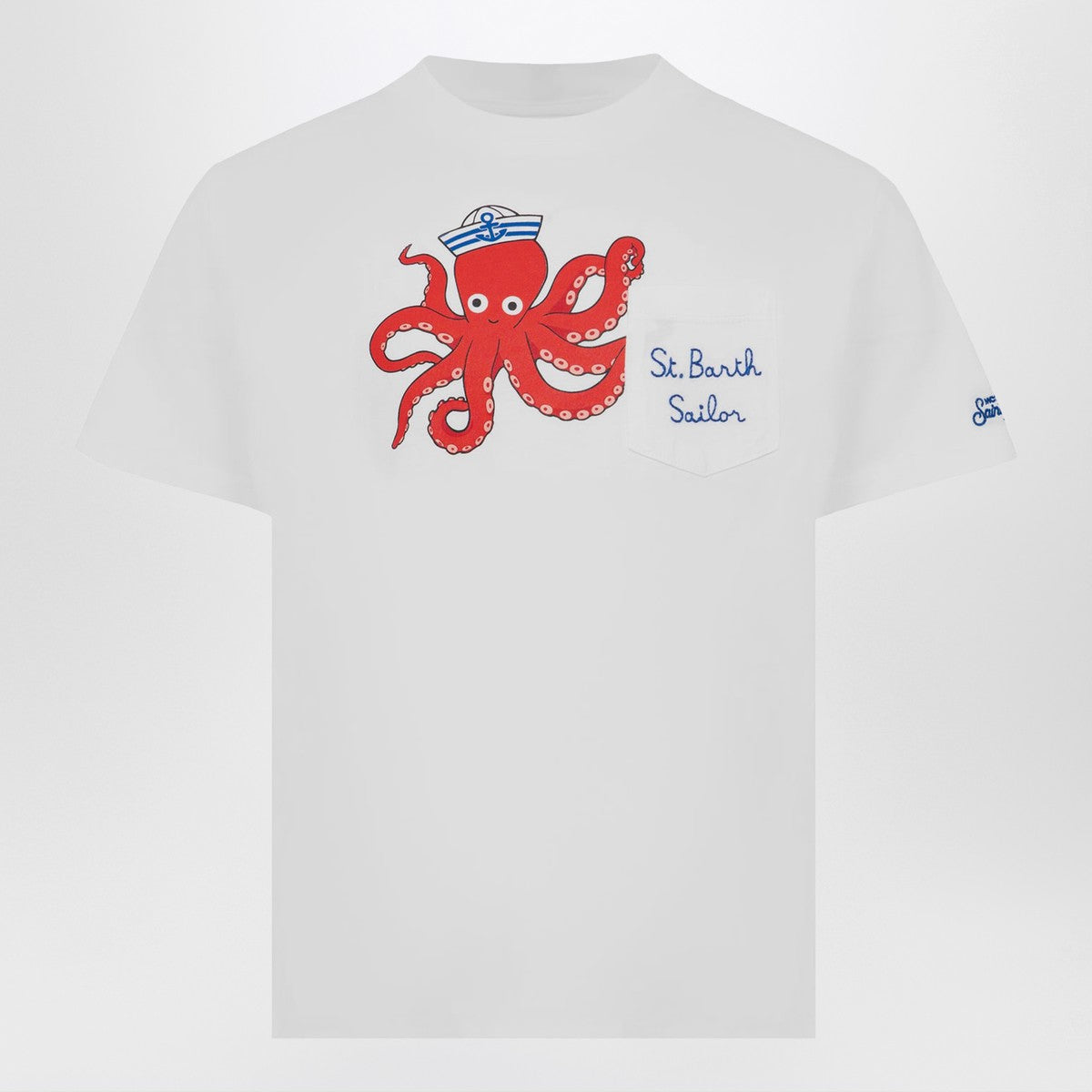 MC2 Saint Barth MC2 Saint Barth Eddy T-shirt white with octopus print