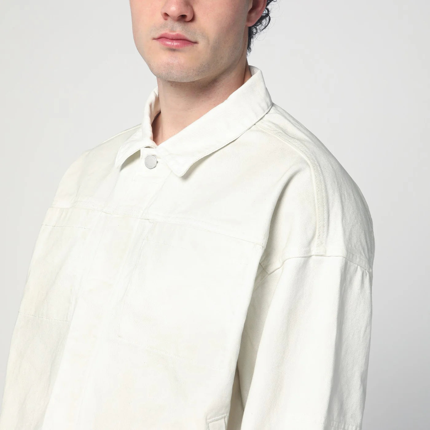 Entire Studios Ivory denim jacket