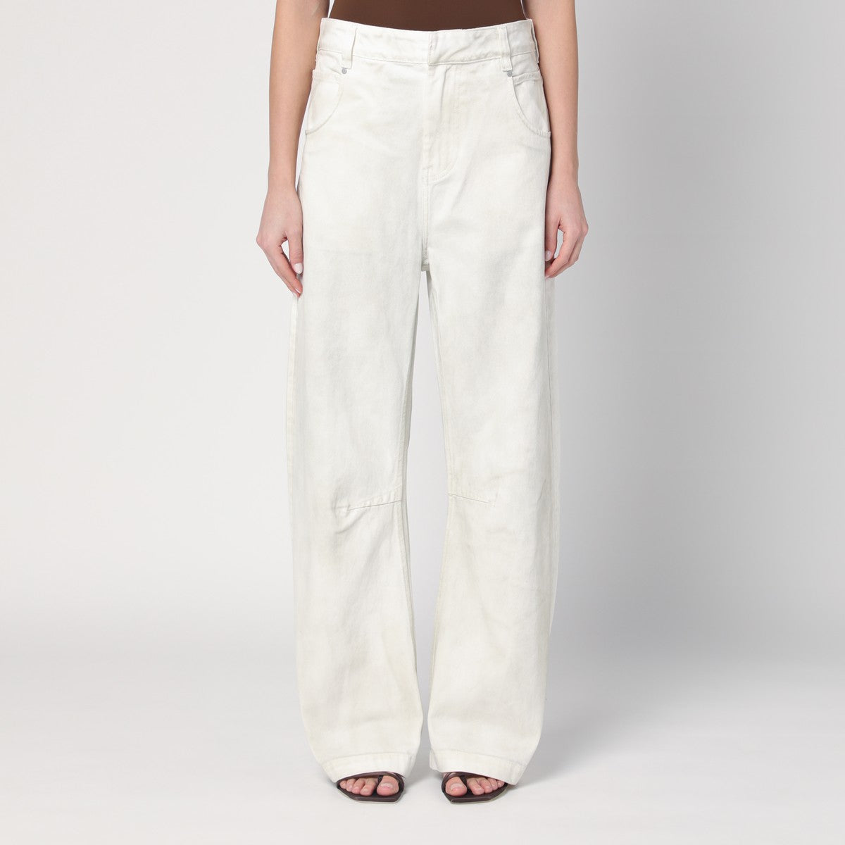 Entire Studios Entire Studios Ivory denim trousers