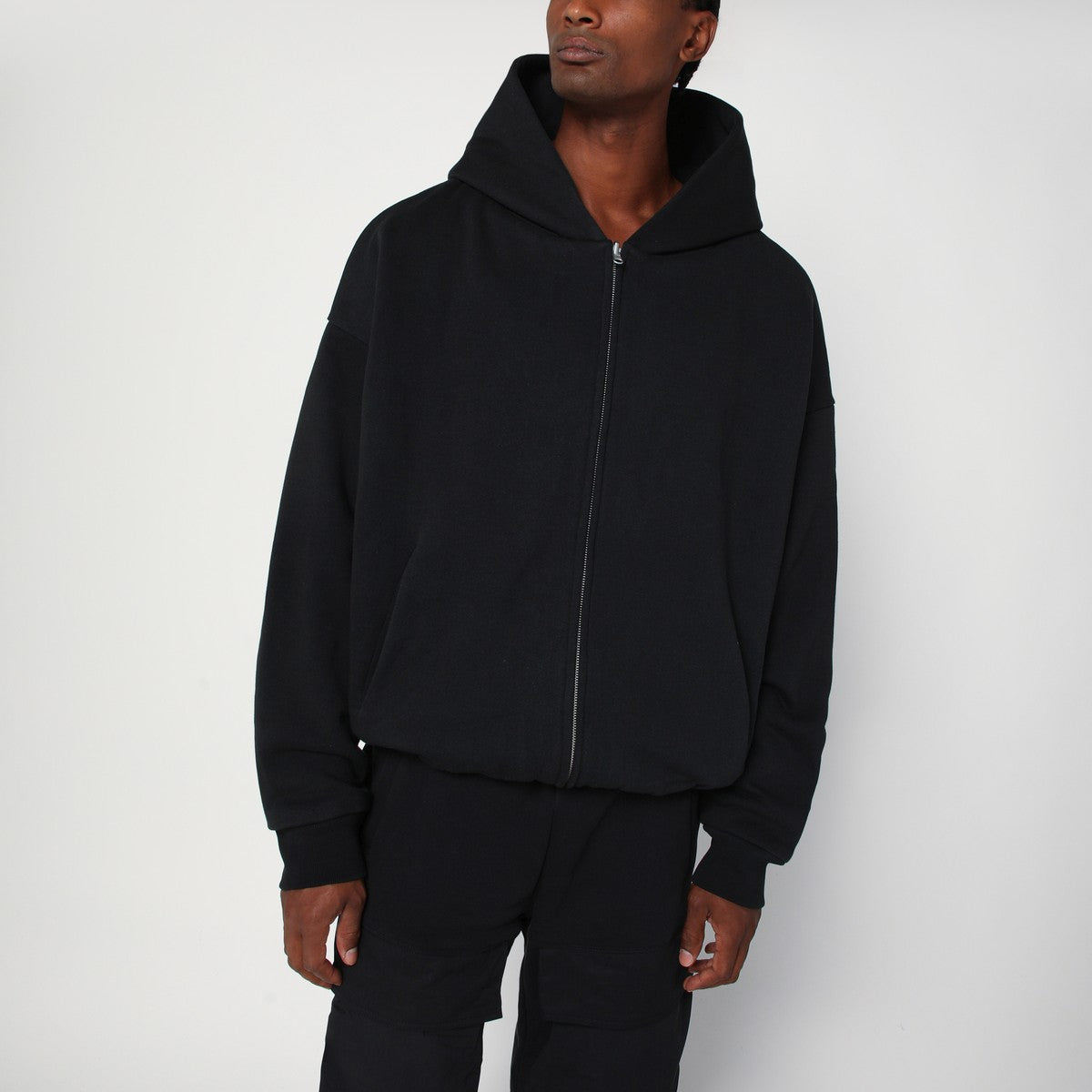 Entire Studios Entire Studios Black zip cotton sweatshirt