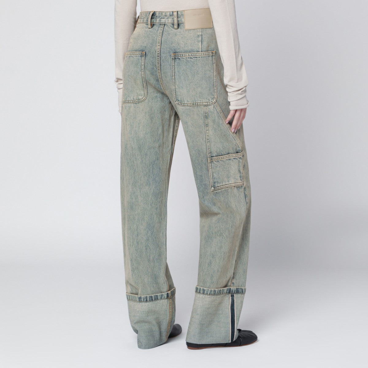 Entire Studios Entire Studios Wide-leg jeans with washed effect