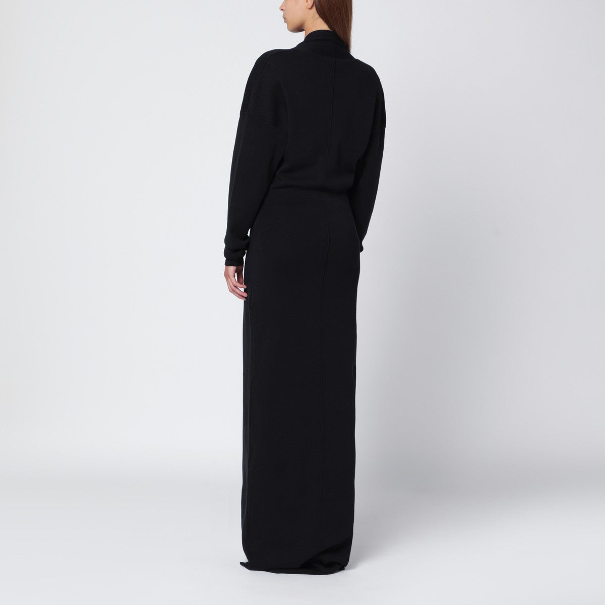 Entire Studios Entire Studios Black long dress with wide neckline