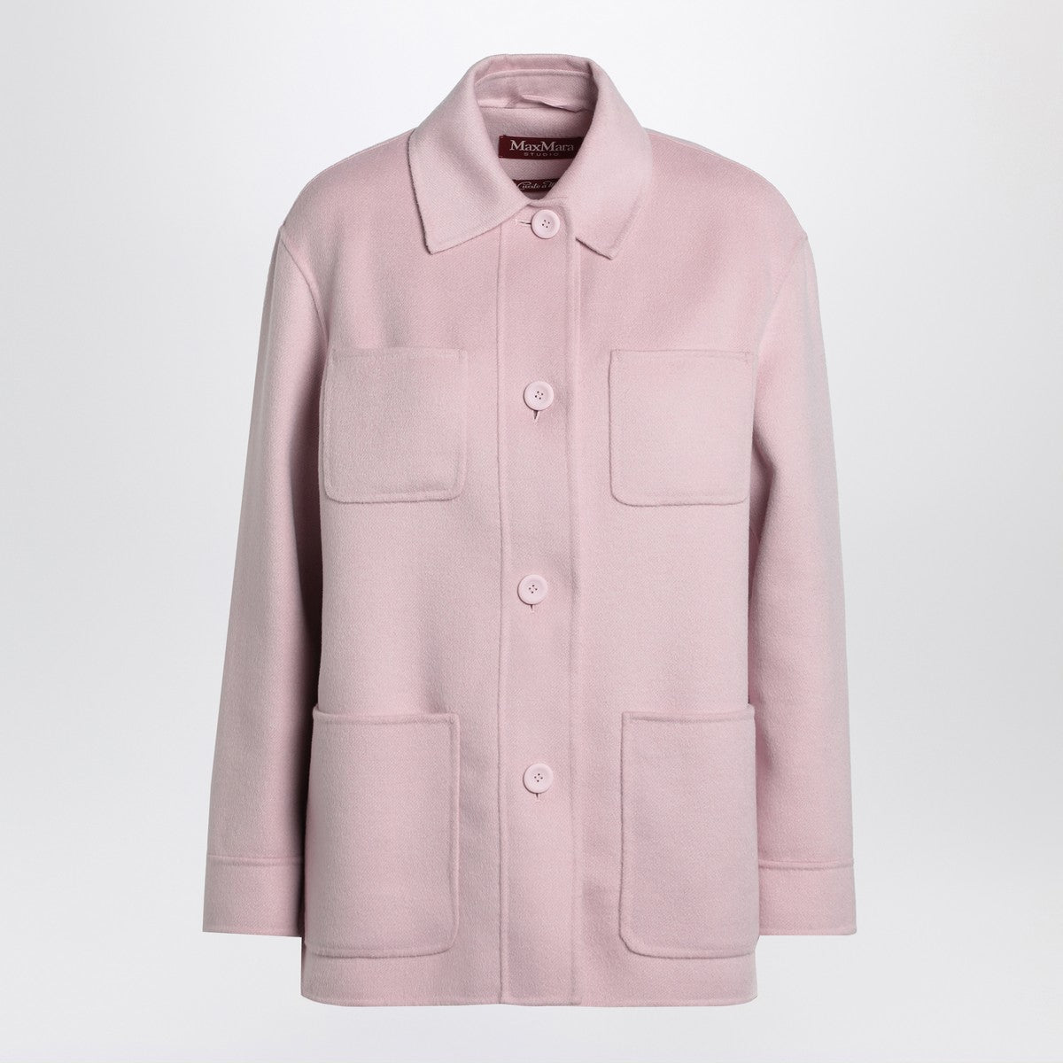 Max Mara Studio Max Mara Studio Pink wool blend jacket