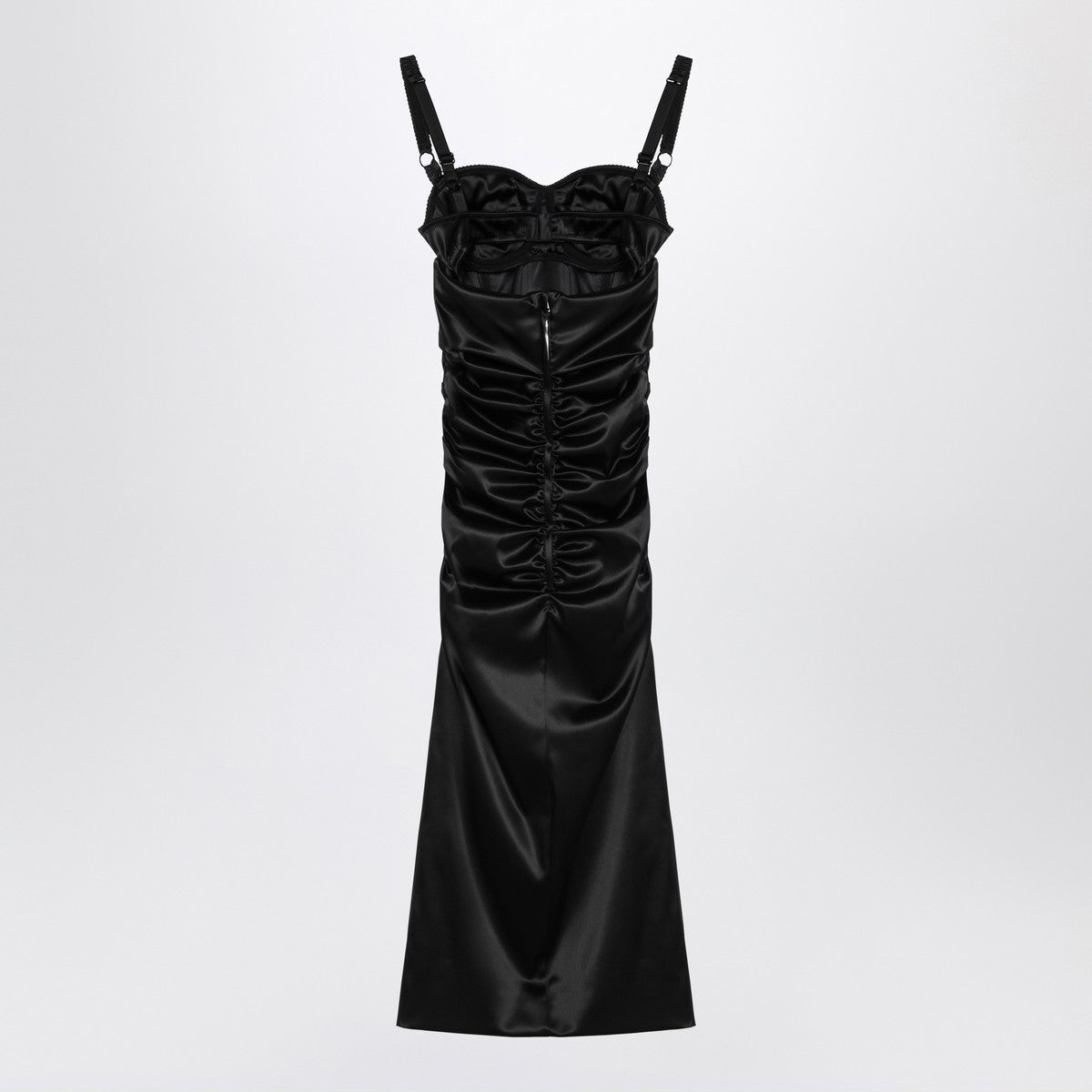 Dolce & Gabbana Dolce & Gabbana Dolce&Gabbana Draped black dress with bra detail