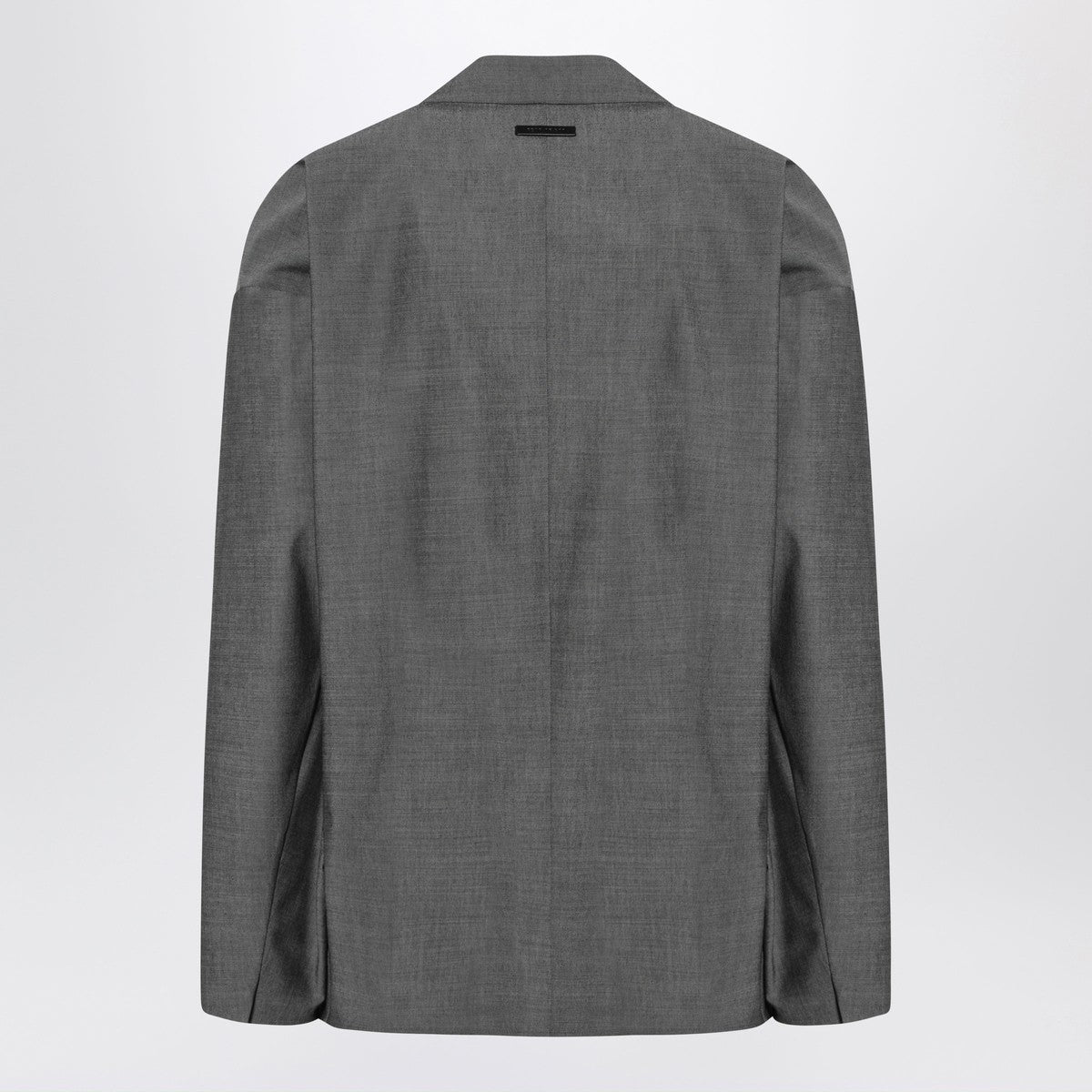 Fear of God Fear of God Gray single-breasted jacket in cotton and wool
