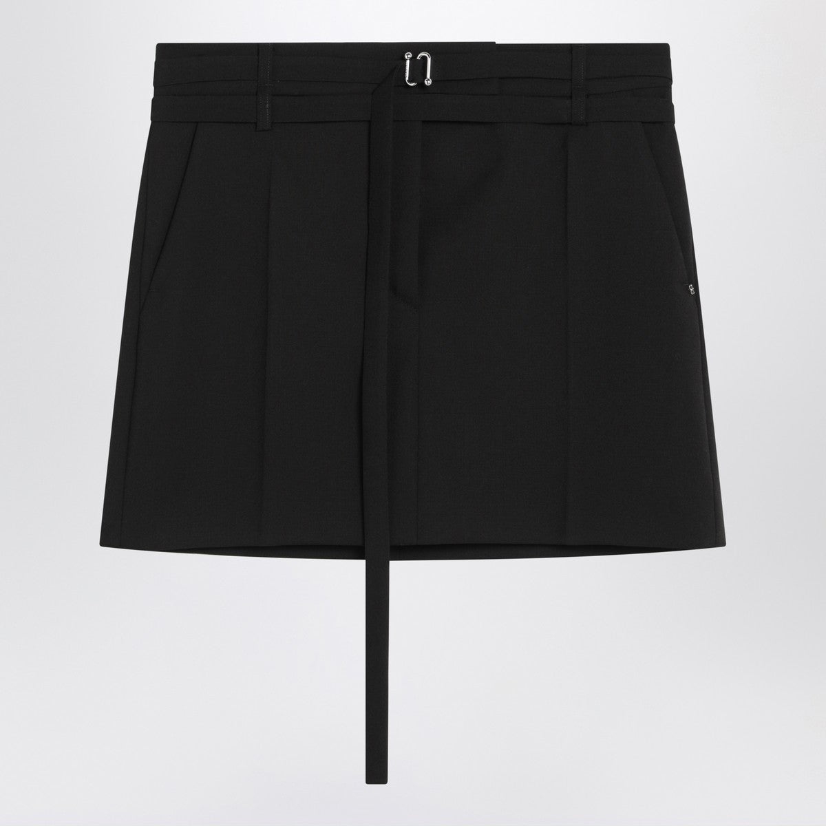 Sportmax Sportmax Black mini skirt in wool