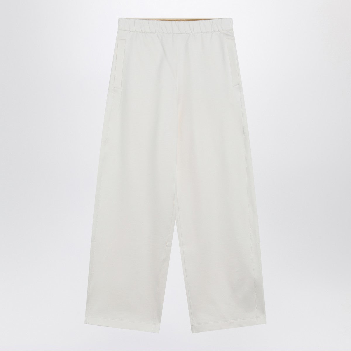 Max Mara Max Mara White silk blend trousers