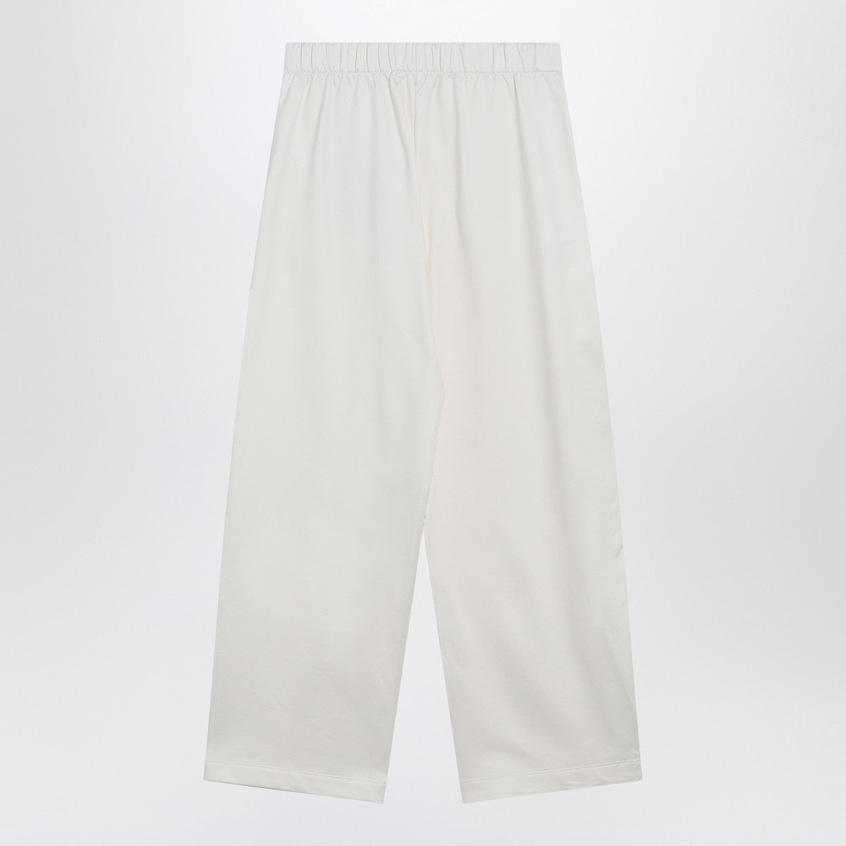 Max Mara Max Mara White silk blend trousers