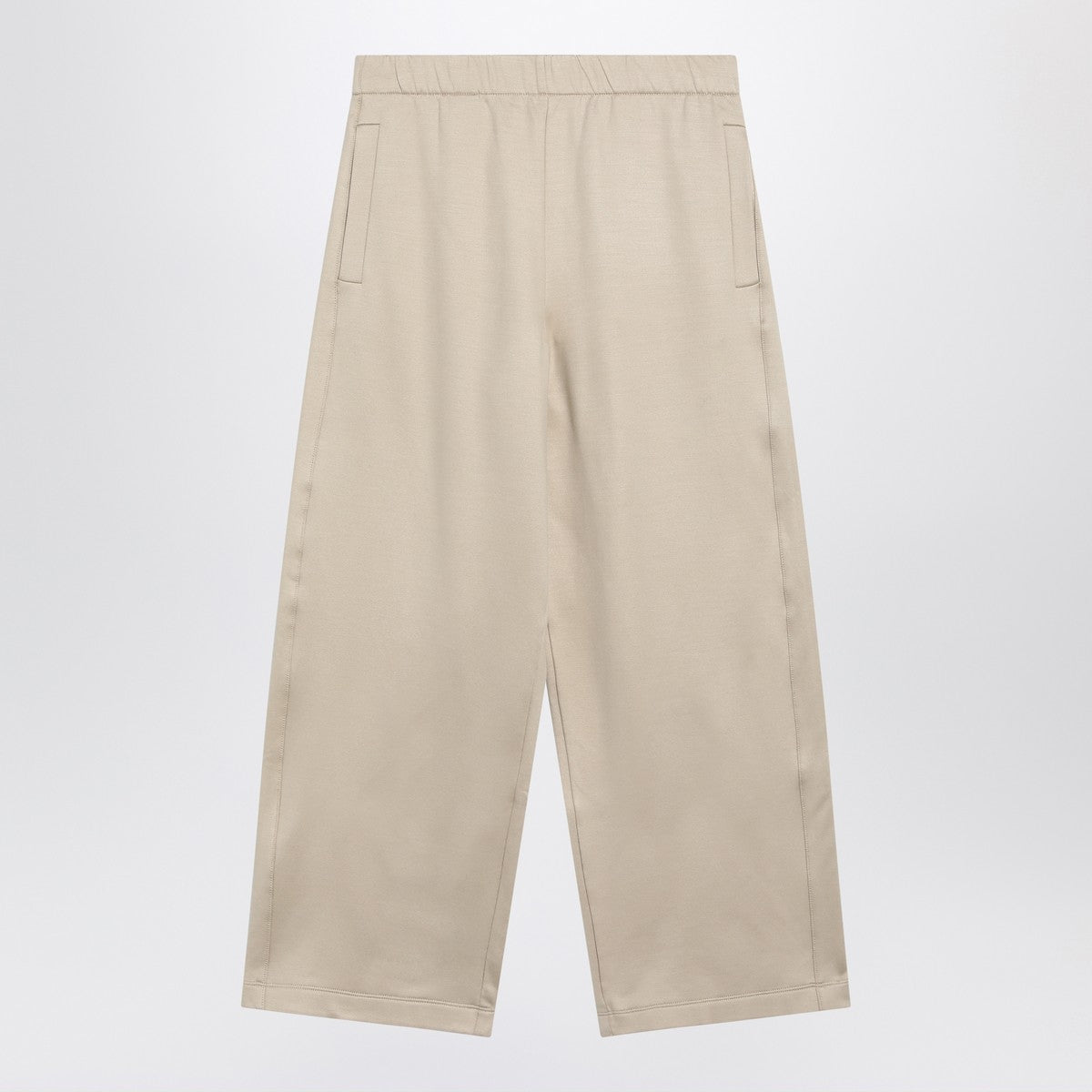 Max Mara Max Mara Beige silk blend trousers