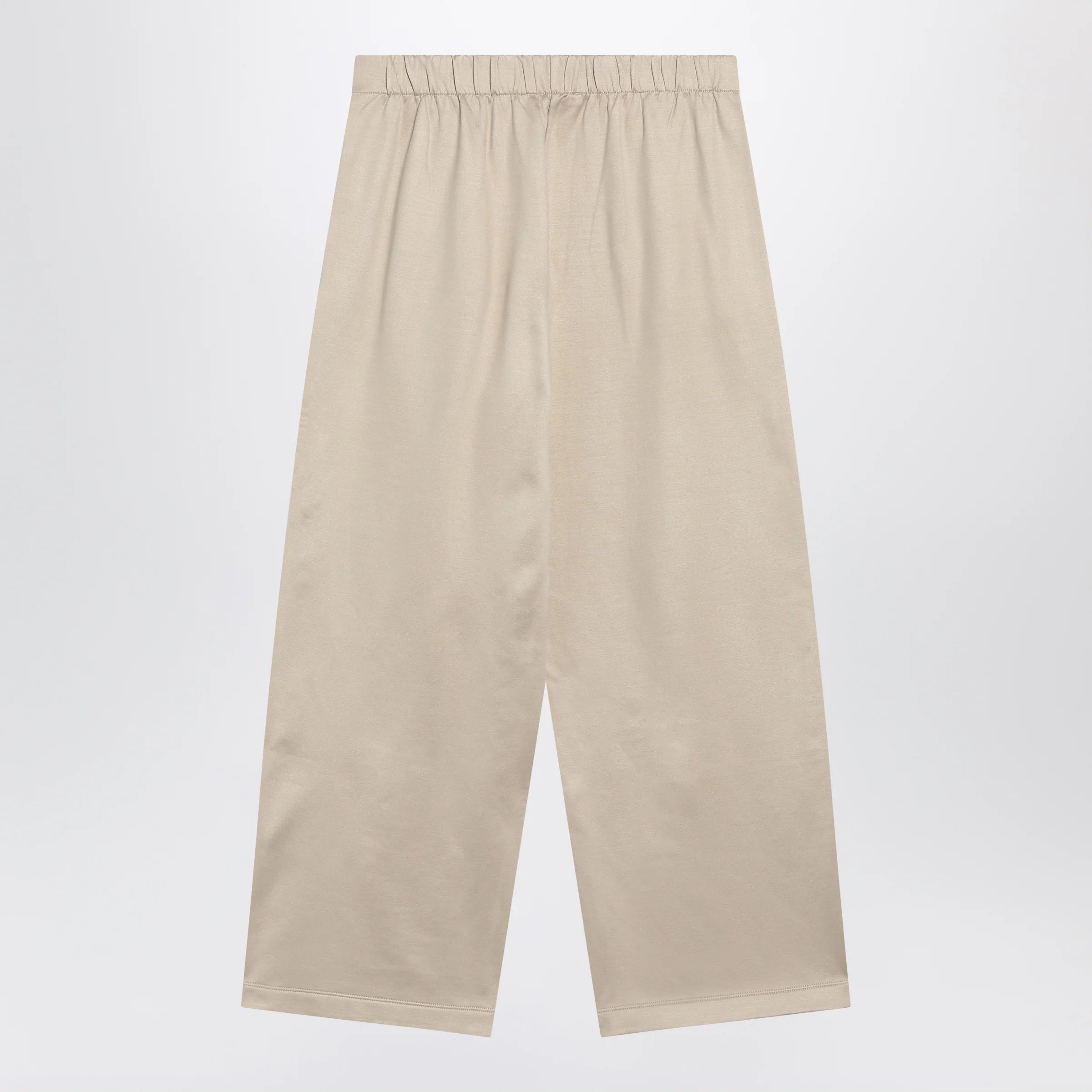 Max Mara Beige silk blend trousers