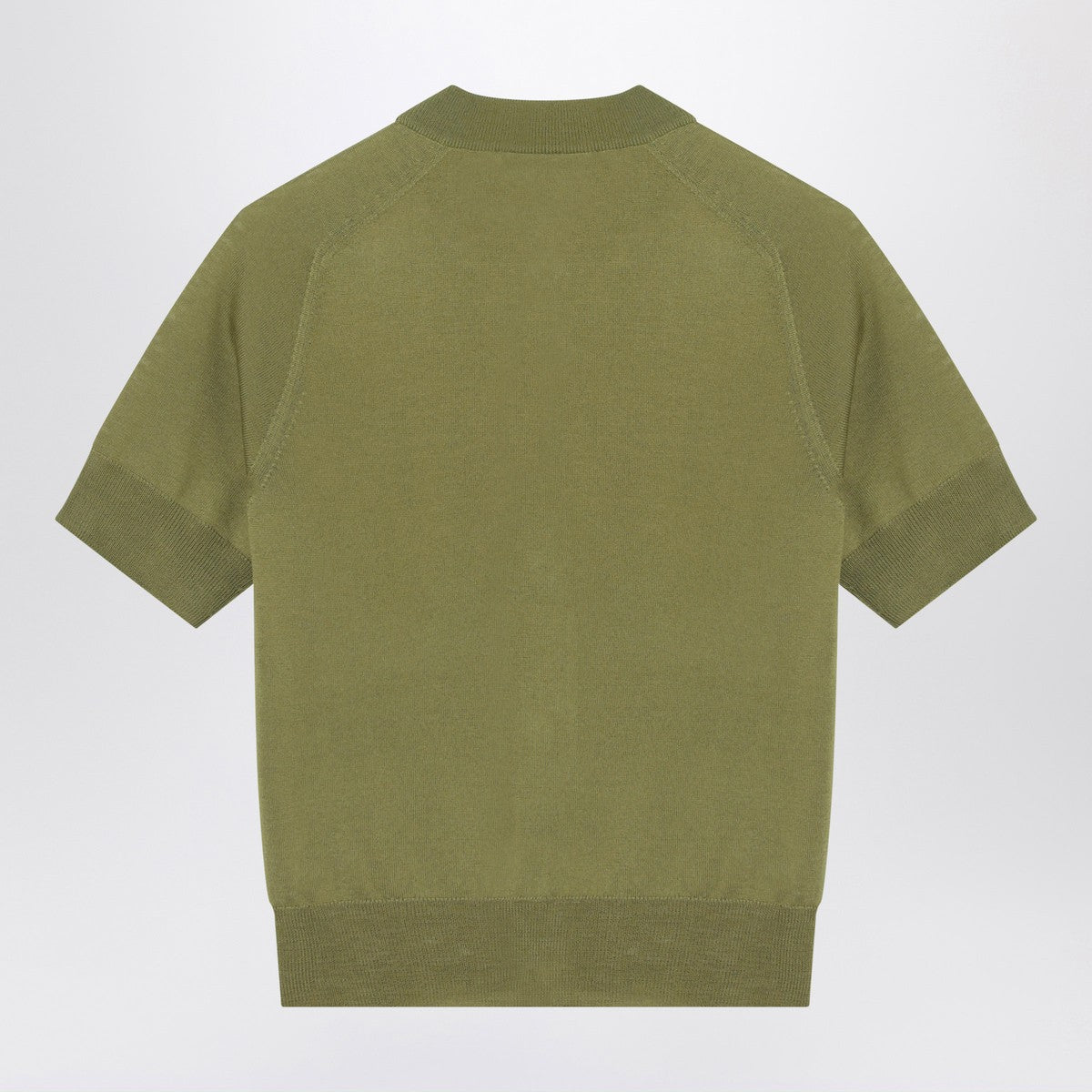 Ami Paris Matcha green Ami De Coeur wool cardigan