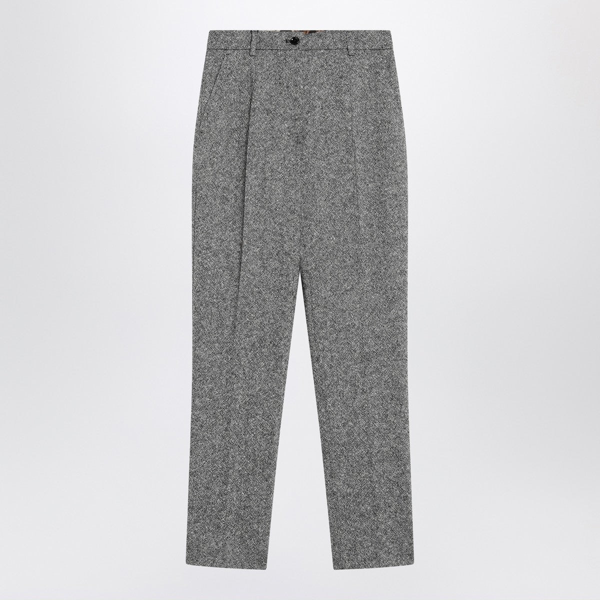Dolce & Gabbana Dolce & Gabbana Dolce&Gabbana Wool-blend dotted trousers