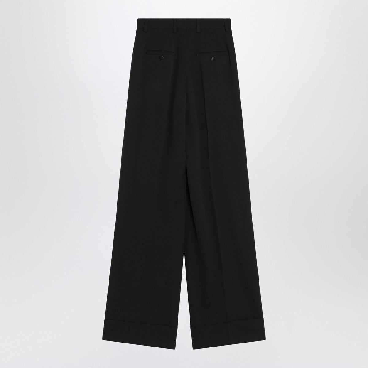 Dolce & Gabbana Dolce & Gabbana Dolce&Gabbana Black wool-blend trousers