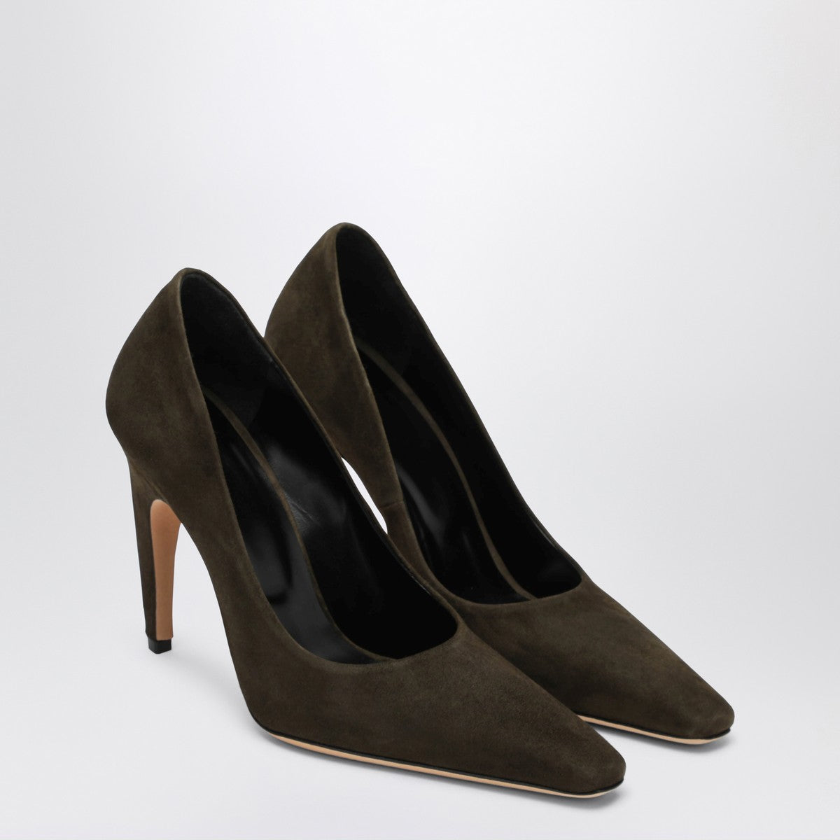 Jude Jude Fame pumps in khaki suede leather