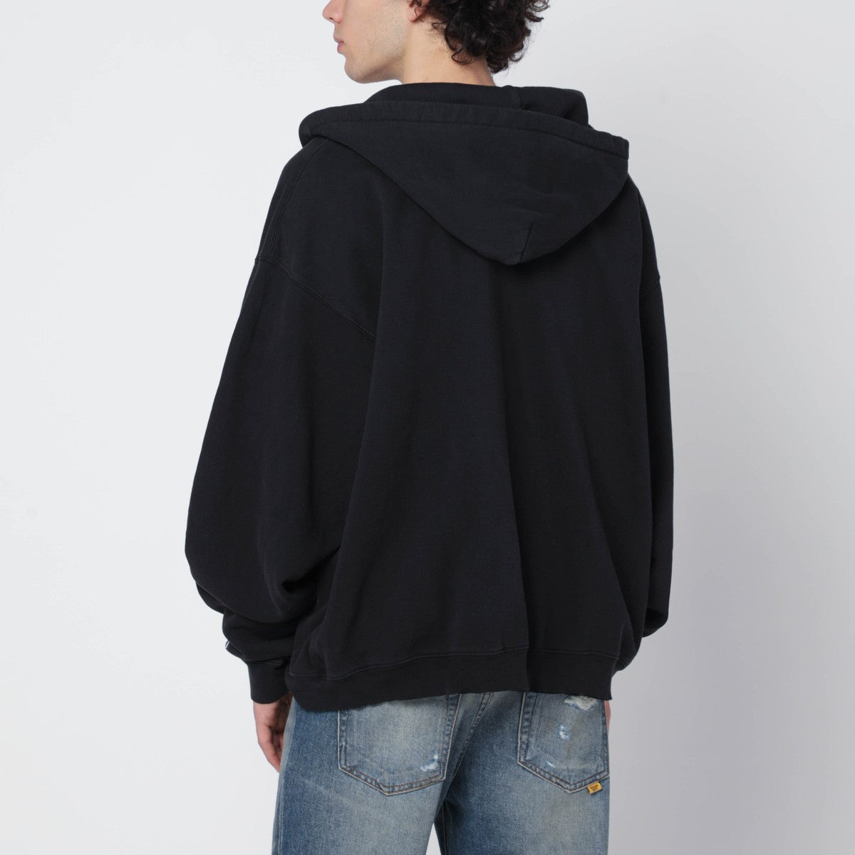 Gallery Dept. Black 90''s oversized hoodie