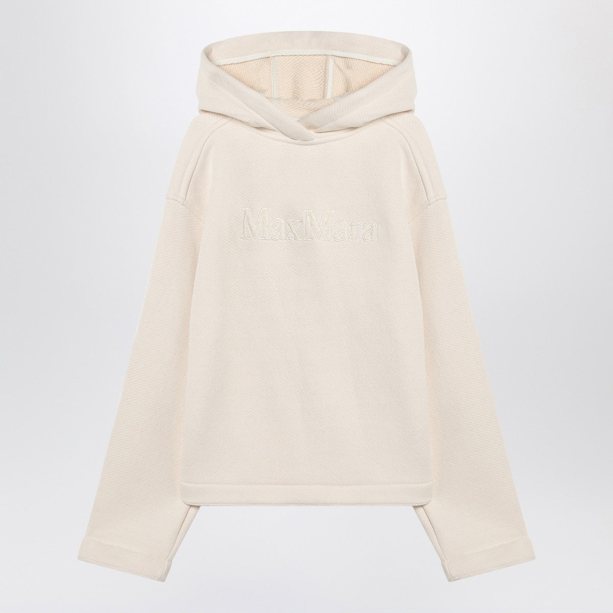 Max Mara Max Mara White cotton hoodie