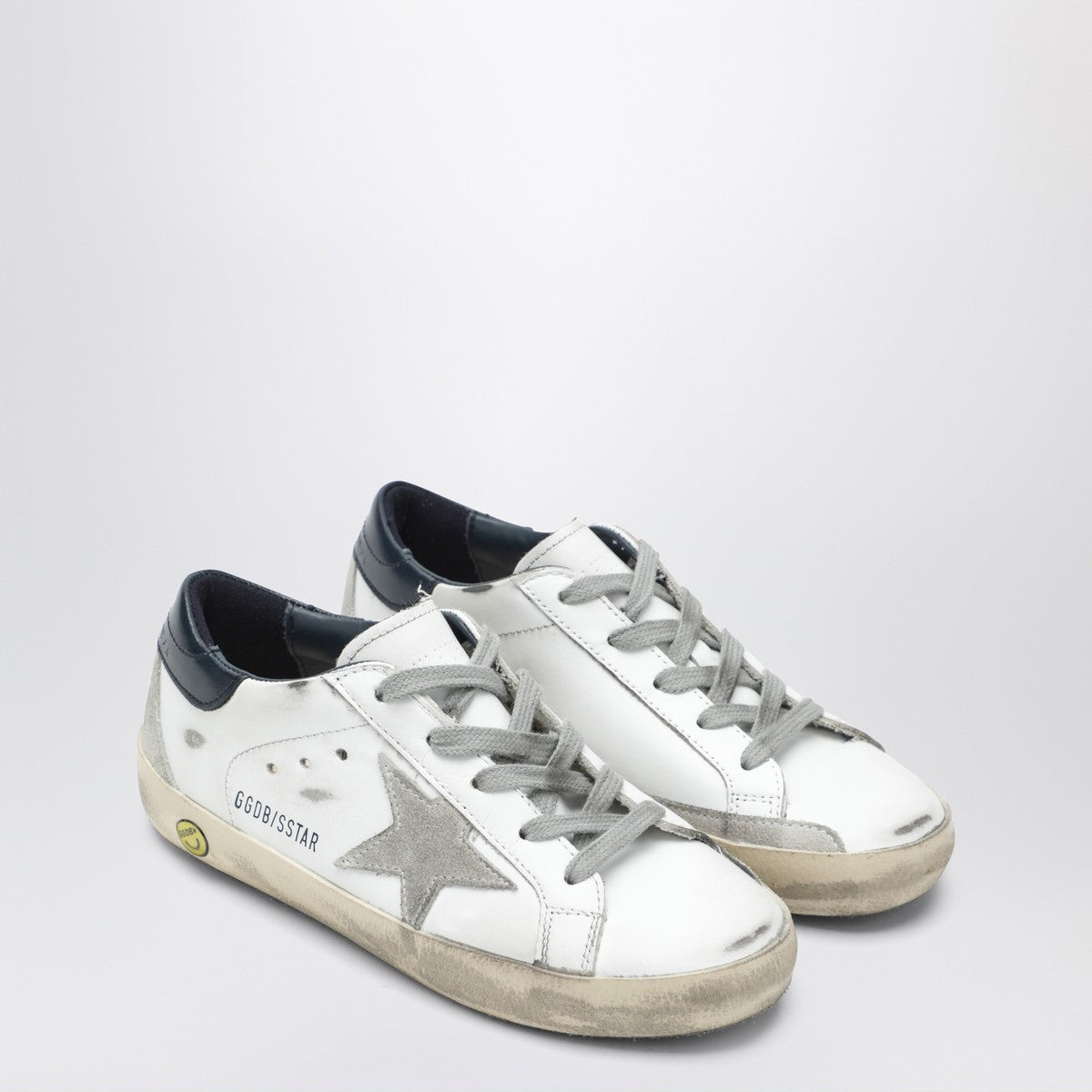 Golden Goose Golden Goose Super-star sneakers in vintage white/navy blue