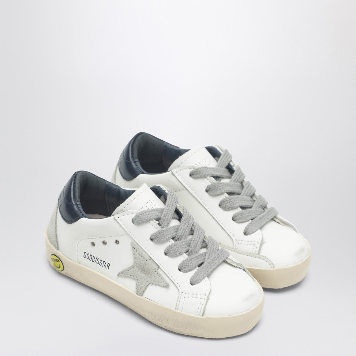 Golden Goose Golden Goose Super-star sneakers in vintage white/navy blue
