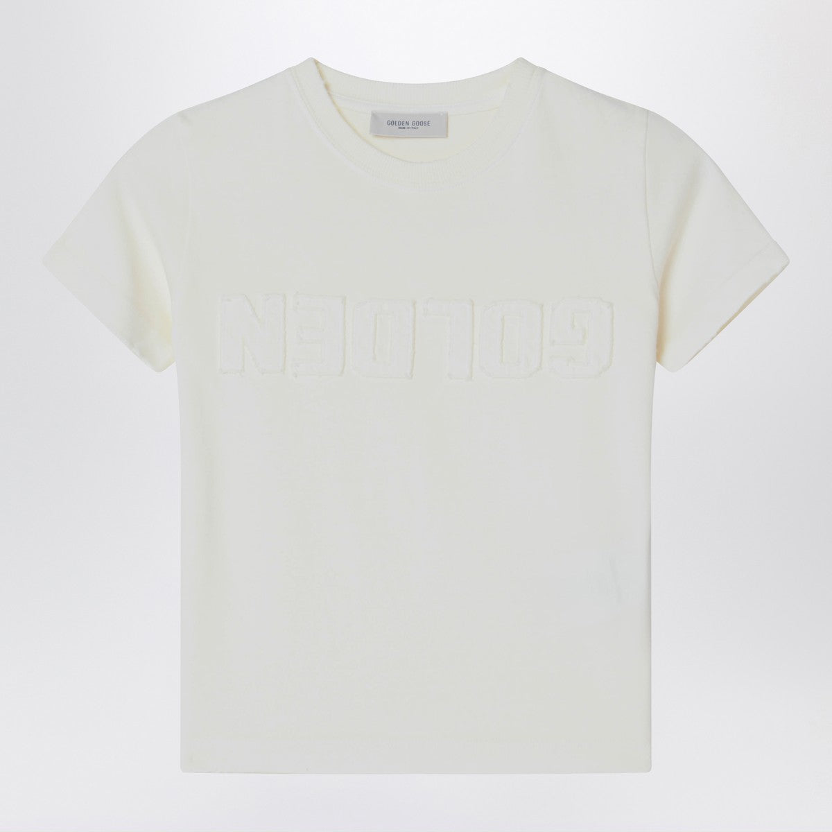 Golden Goose Golden Goose White t-shirt with logo