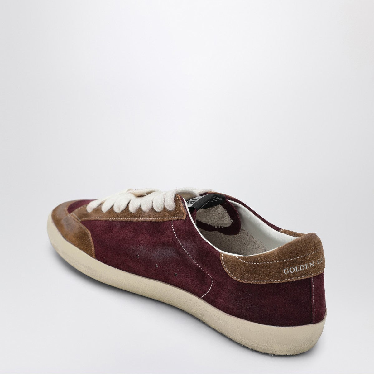 Golden Goose Golden Goose Bordeaux/white/brown Super Star sneaker
