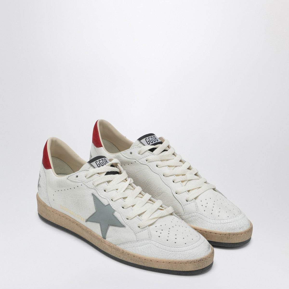 Golden Goose Golden Goose Ballstar sneakers white/blue/red