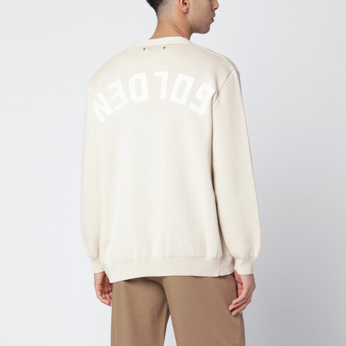 Golden Goose Golden Goose Beige cotton-blend cardigan