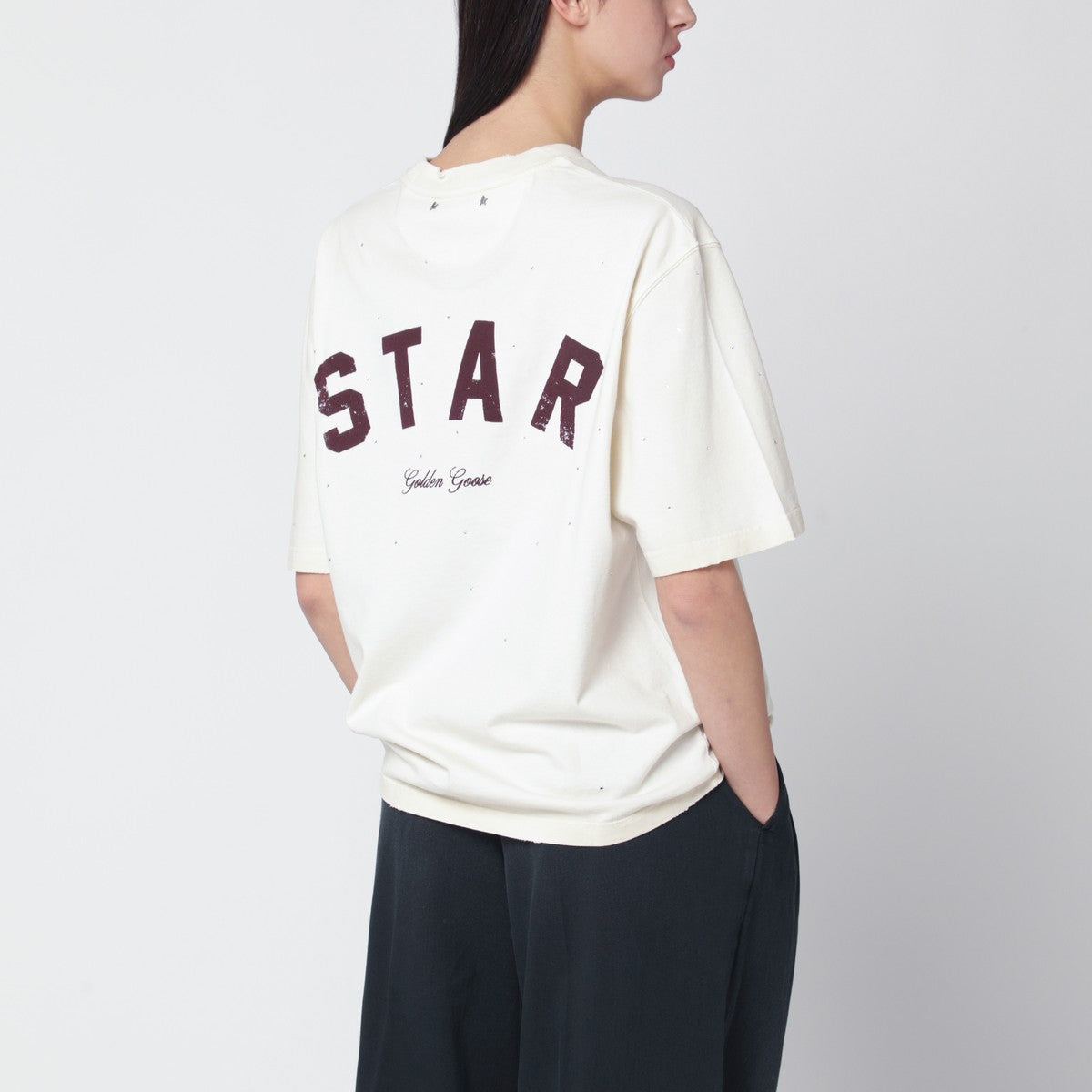 Golden Goose White vintage cotton Star T-shirt
