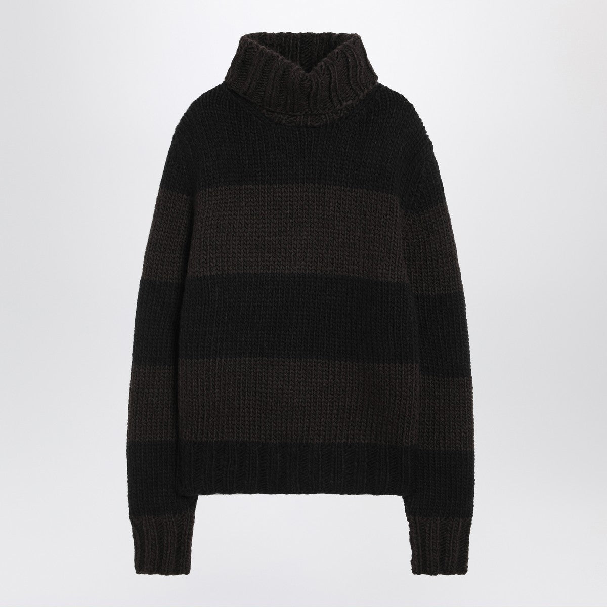 Dolce & Gabbana Dolce & Gabbana Dolce&Gabbana Striped wool-blend turtleneck sweater