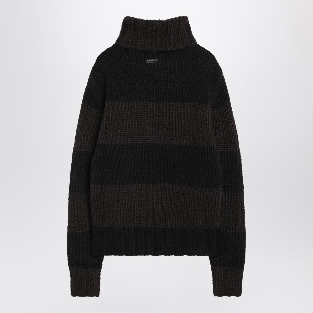 Dolce & Gabbana Dolce & Gabbana Dolce&Gabbana Striped wool-blend turtleneck sweater