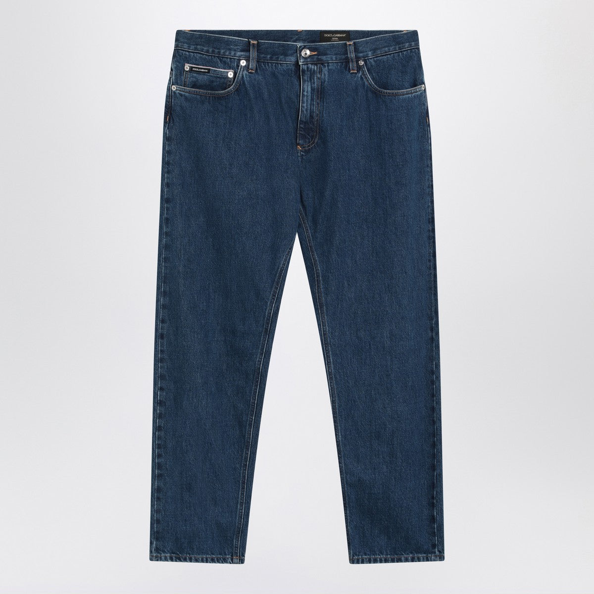 Dolce & Gabbana Dolce & Gabbana Dolce&Gabbana Blue denim jeans with logo tag