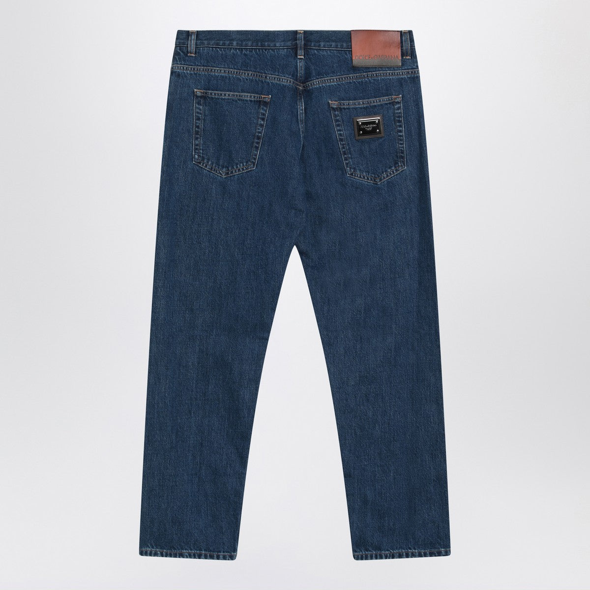 Dolce & Gabbana Dolce & Gabbana Dolce&Gabbana Blue denim jeans with logo tag