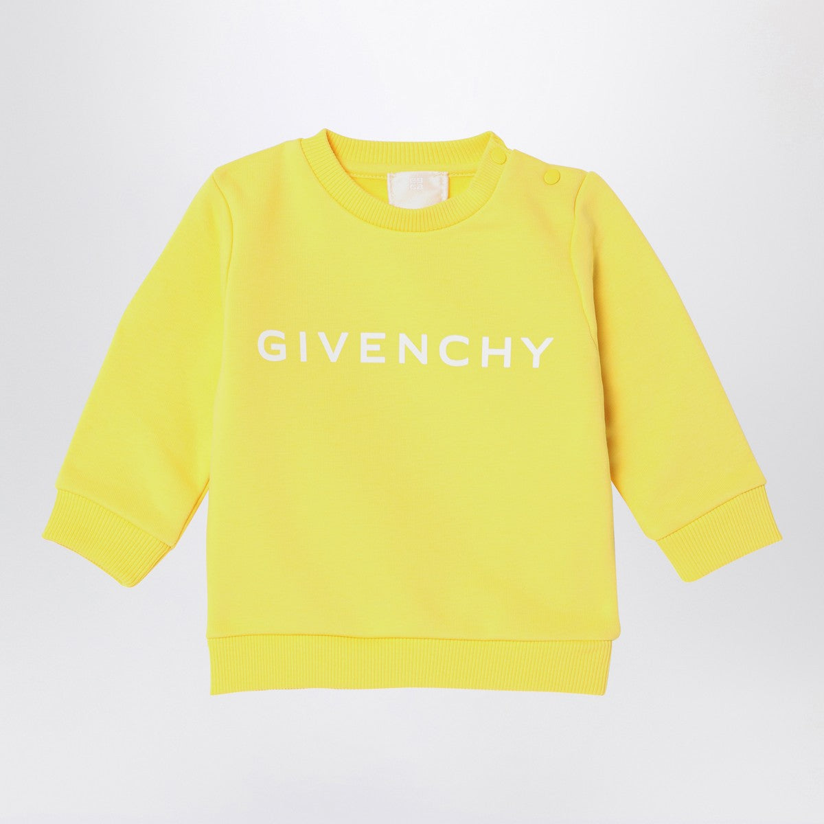 Givenchy Givenchy Yellow cotton blend sweatshirt with logo