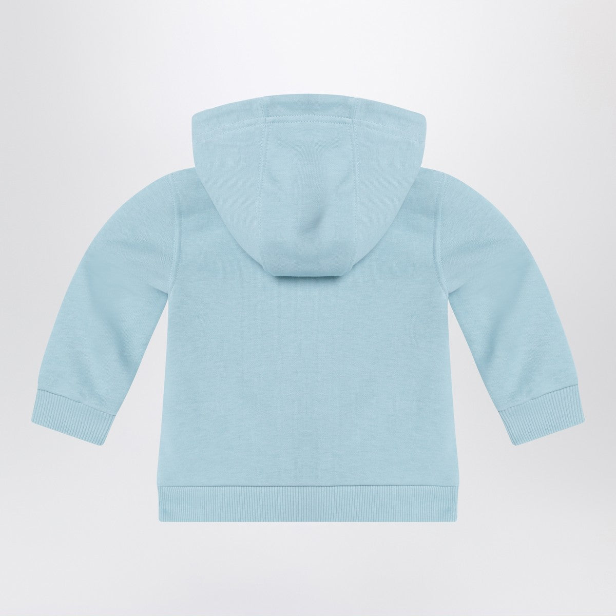 Givenchy Givenchy Light blue zip hoodie with logo