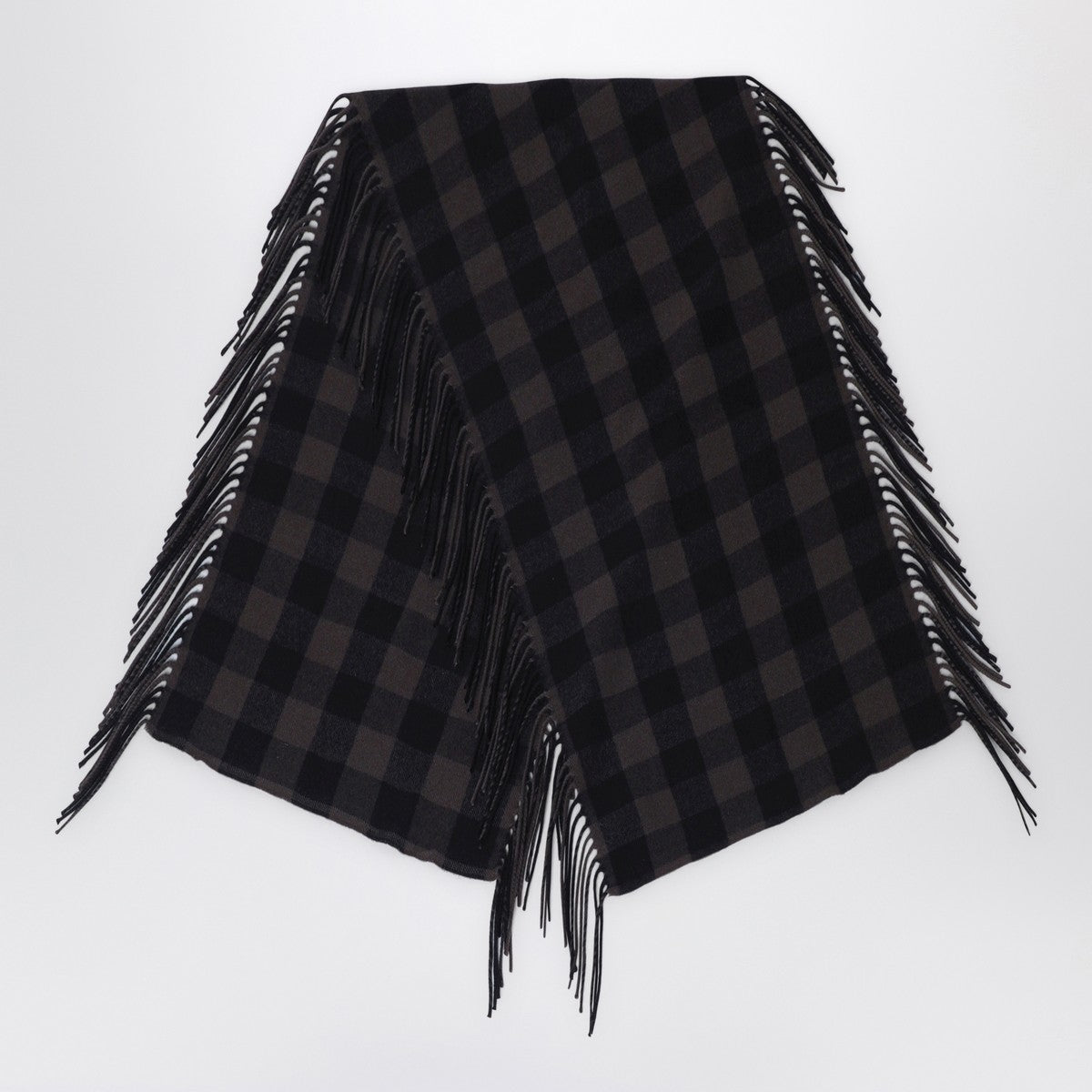 شال ديستين ديستين بني اللون من الصوف والكشمير