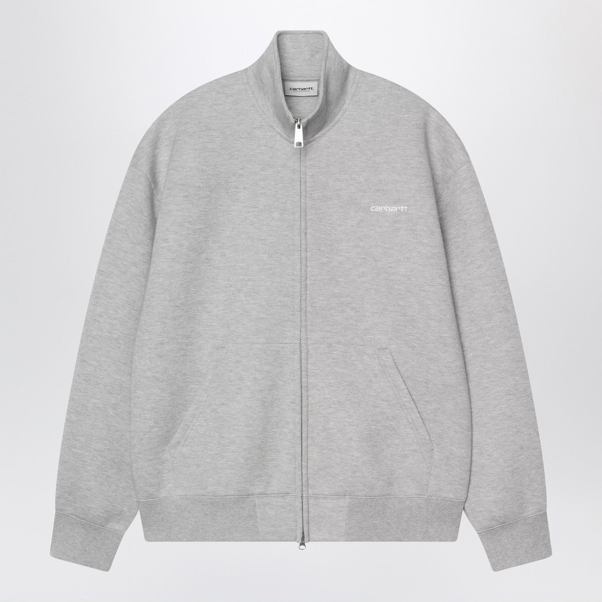 Carhartt WIP Carhartt WIP Alda Zip Sweat Jacket Grey Heather/White