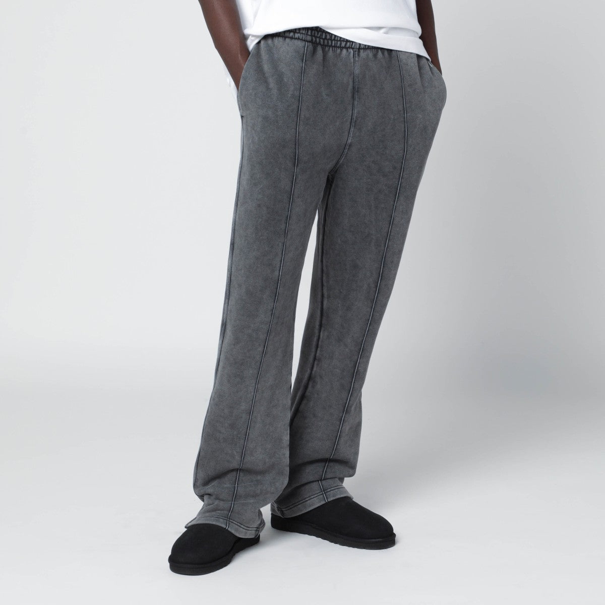 Represent Represent Faded black cotton jogger pants