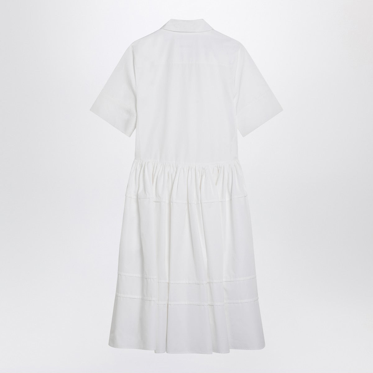 Jil Sander Jil Sander White cotton chemisier dress