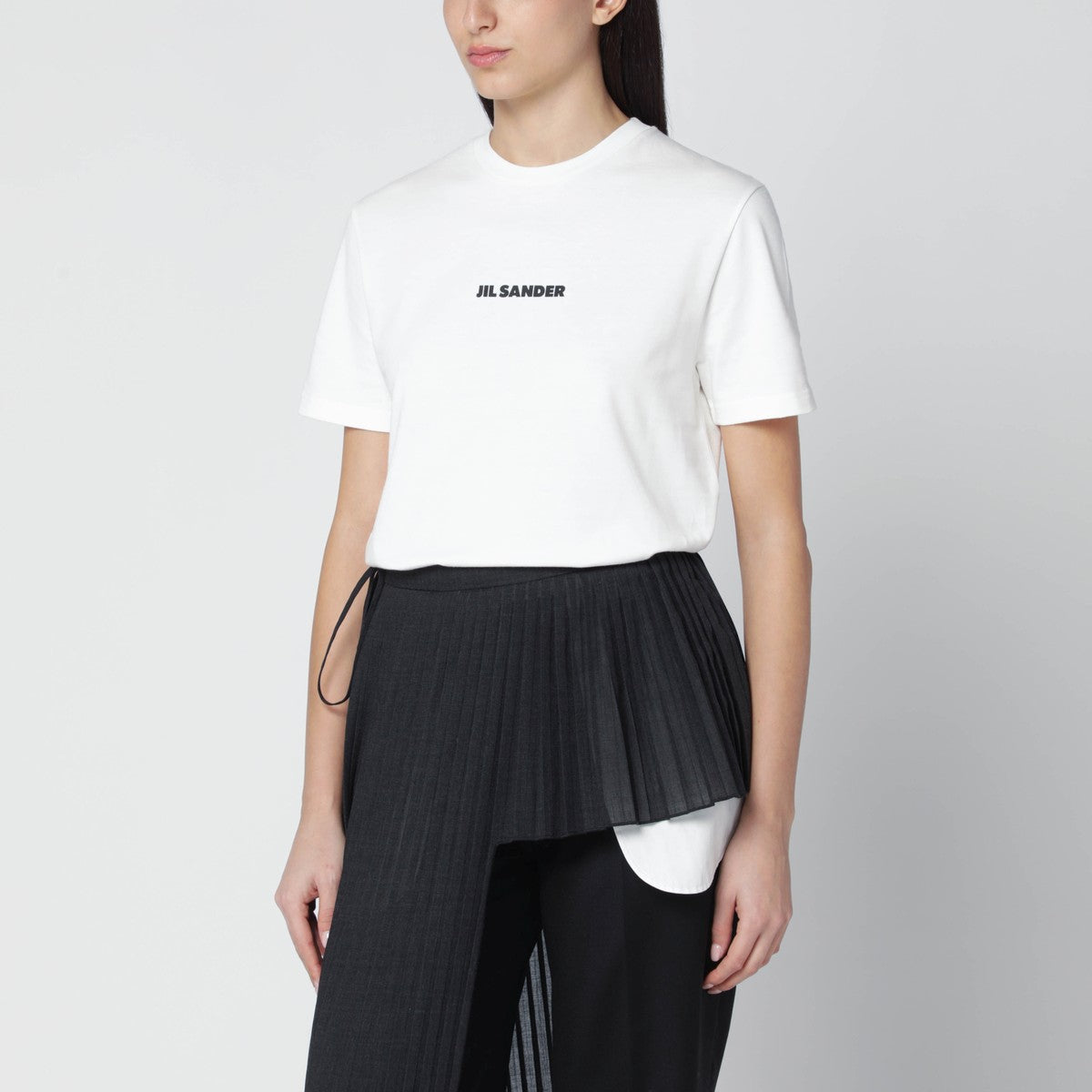 Jil Sander Jil Sander White T-shirt with logo print
