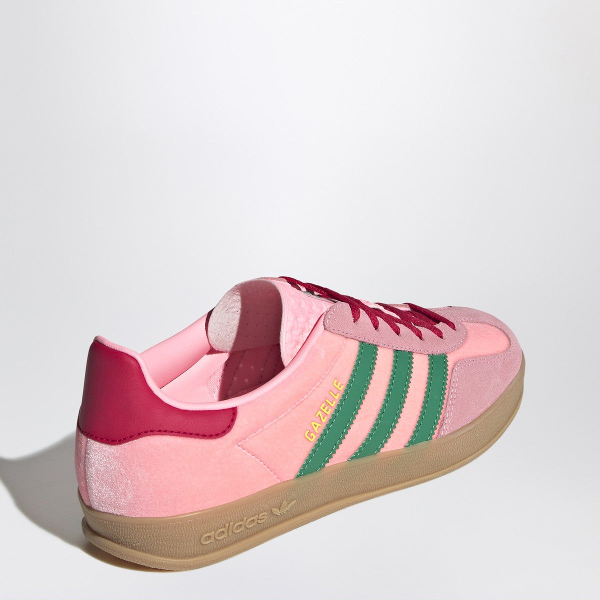 adidas Originals adidas Originals Gazelle Indoor Court Green/Glow Pink/Gum velvet Sneaker