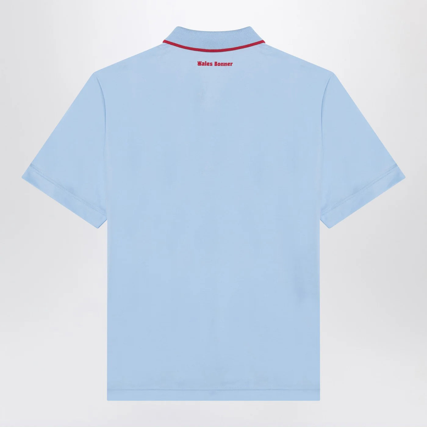 adidas by Wales Bonner Light blue polo shirt with logo
