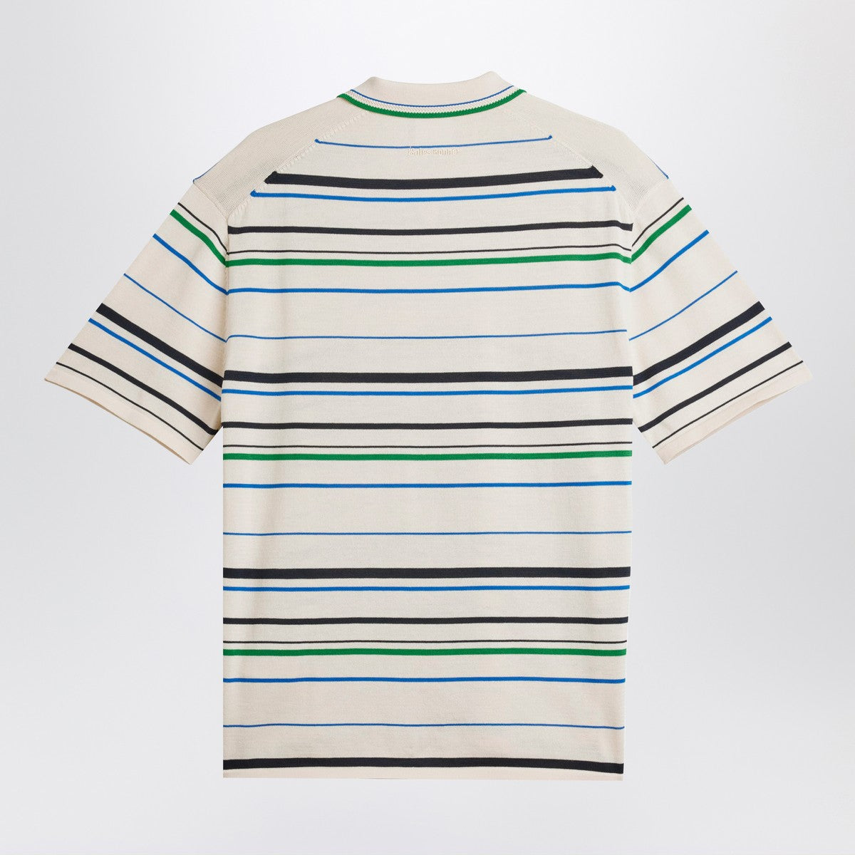 adidas by Wales Bonner adidas by Wales Bonner White striped polo shirt in cotton blend