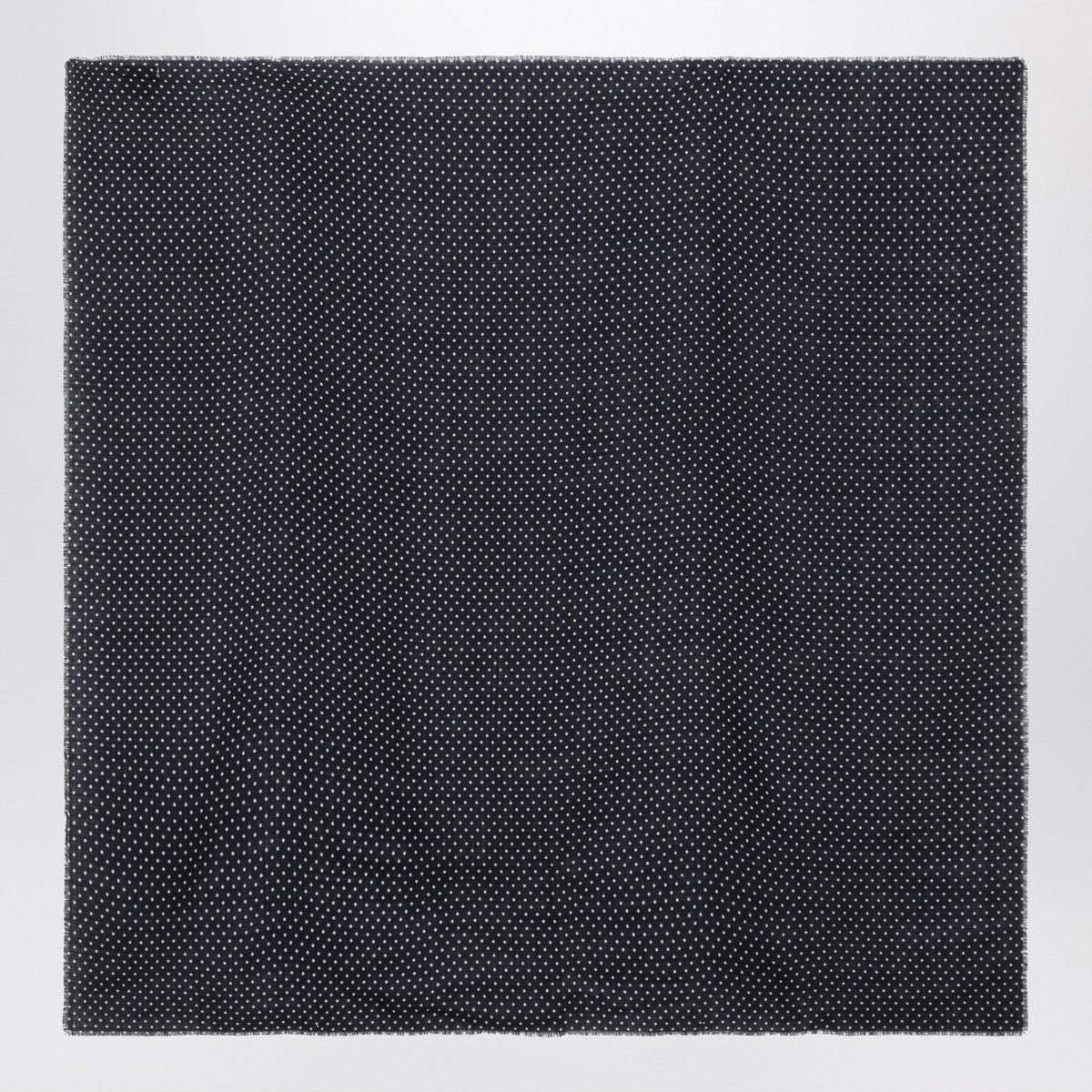 Destin Destin Dark burgundy wool polka-dot bandana