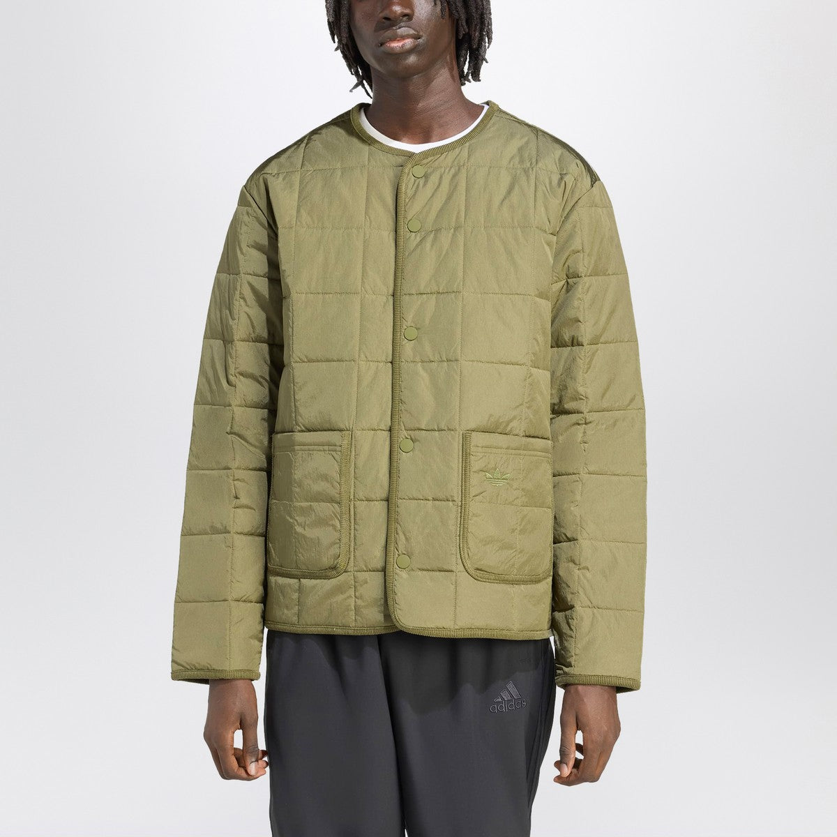 adidas Originals adidas Originals Green quilted jacket